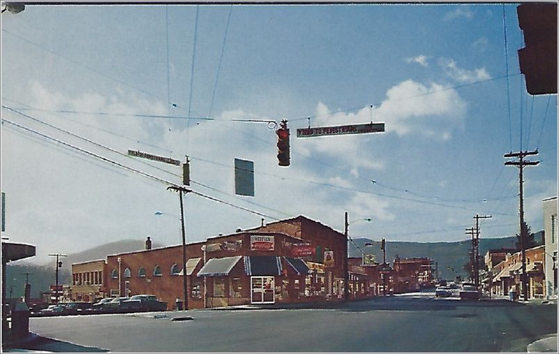 State Street Looking West on US 40 at Intersection of Broadway, Black Moutain NC x19-apckbm13a01-f
