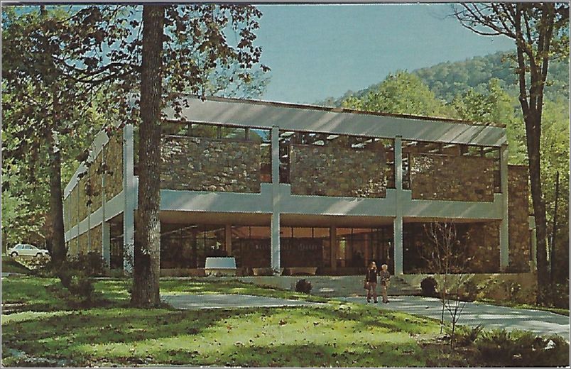 The L Nelson Bell Library on the campus of Montreat-Anderson College in Montreat, North Carolina x19-apckm16a01-f
