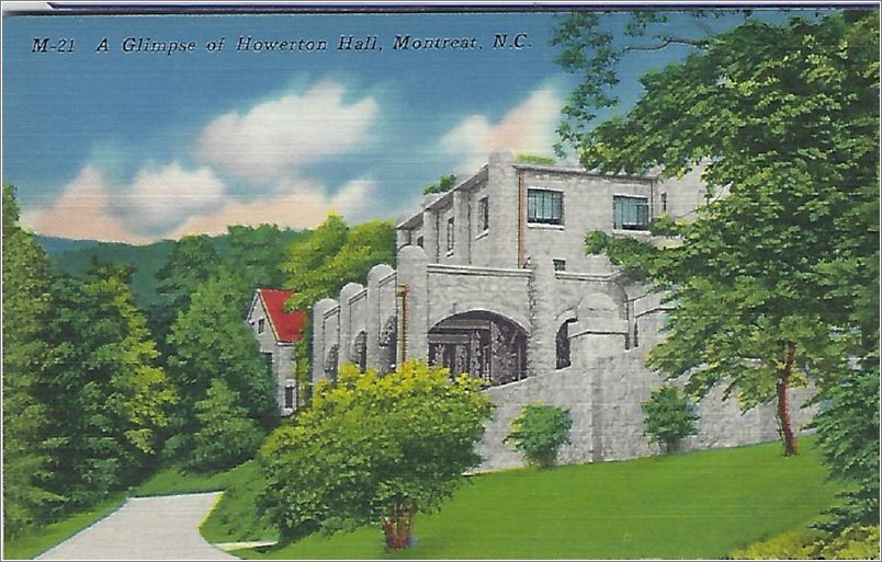 A Glimpse of Howerton Hall, Montreat NC x19-apcm021a01-f