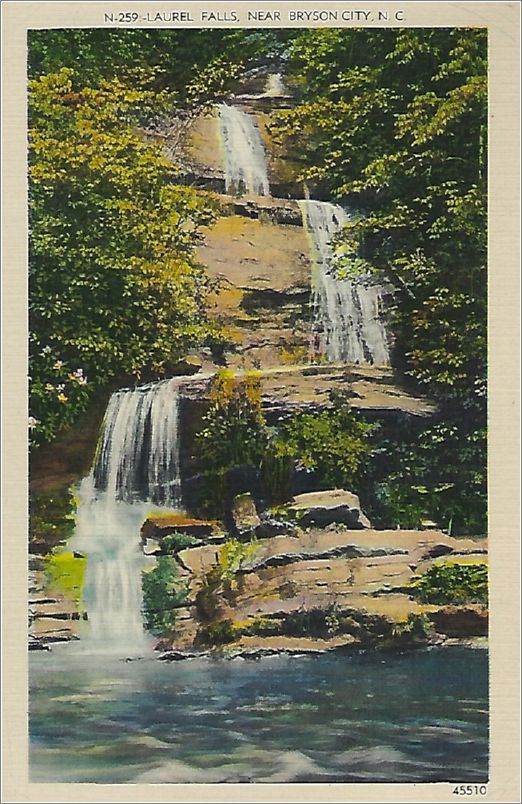 Laurel Falls, near Bryson City NC x19-apcn259a01-f