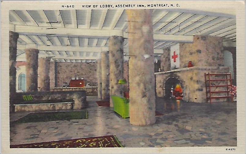 View of Lobby, Assembly Inn, Montreat NC x19-apcn640a01-f