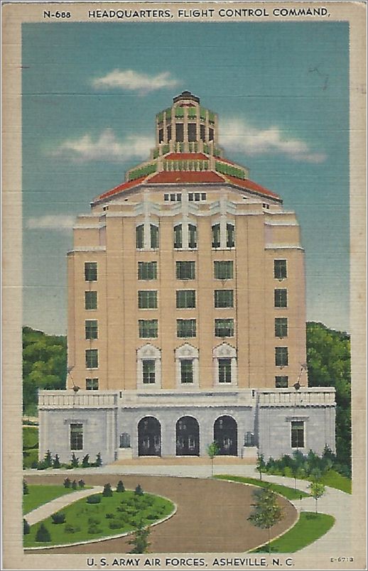 Headquarters, Flight Control Command, US Army Air Forces, Asheville NC x19-apcn688a01-f