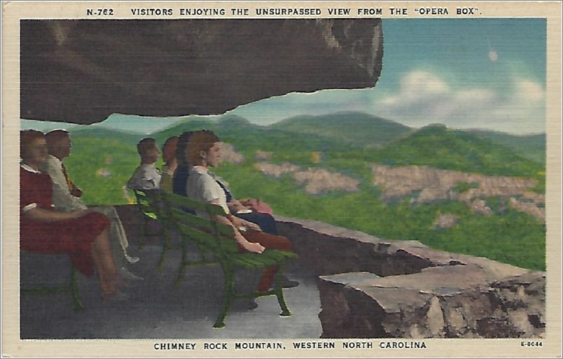 Visitors Enjoying the unsurpassed view from the 