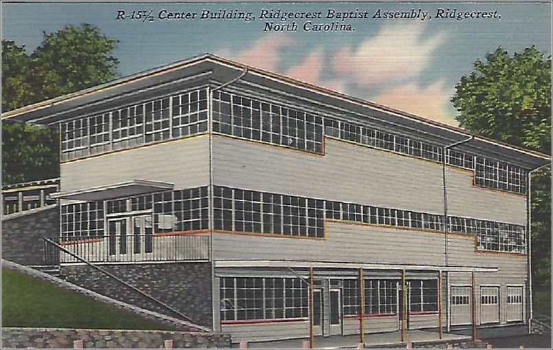Center Building, Ridgecrest Baptist Assembly, Ridgecrest North Carolina x19-apcr015-12-a01-f