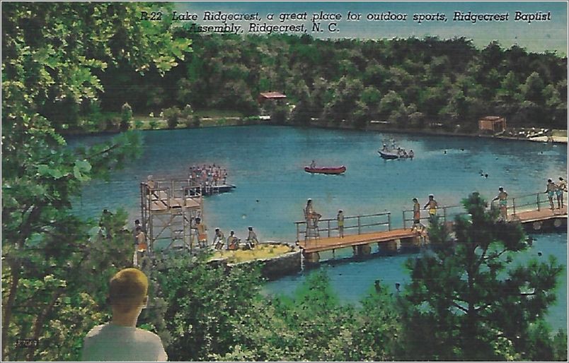 Lake Ridgecrest, a great place for outdoor sports, Ridgecrest Baptist Assembly, Ridgecrest NC x19-apcr022a01-f