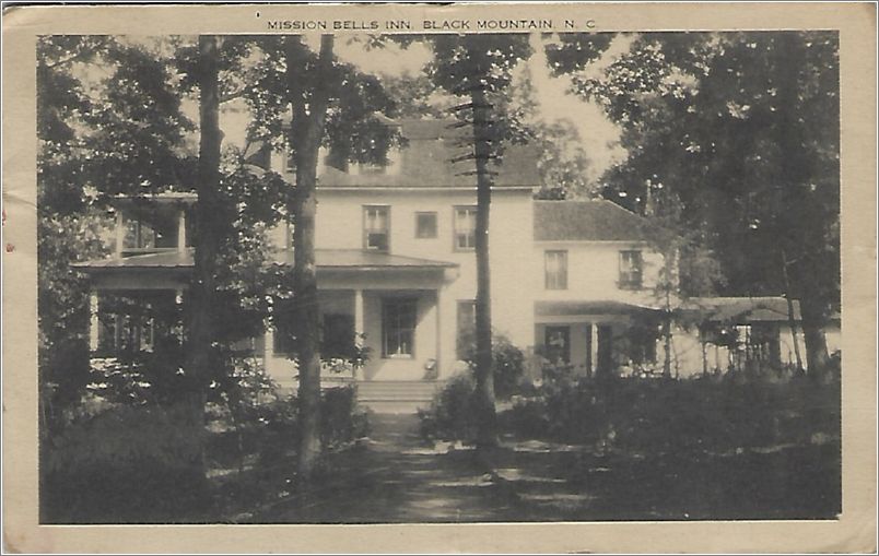 Mission Bells Inn, Black Mountain NC (no card number) x19-art000d01-f
