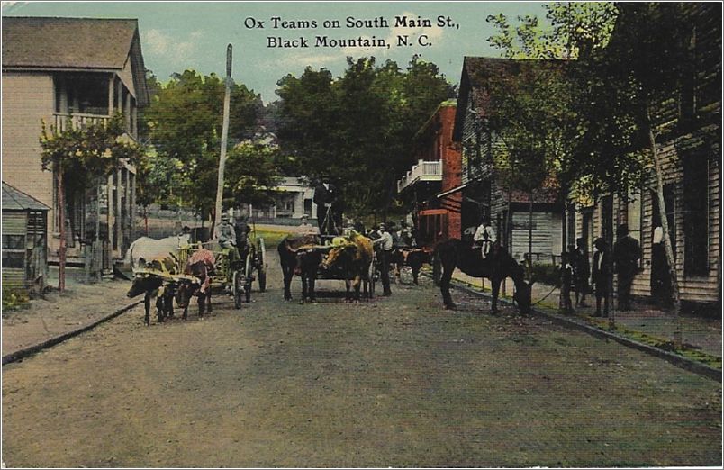 Ox Teams on South Main St, Black Mountain NC x19-bbcb077a01-f
