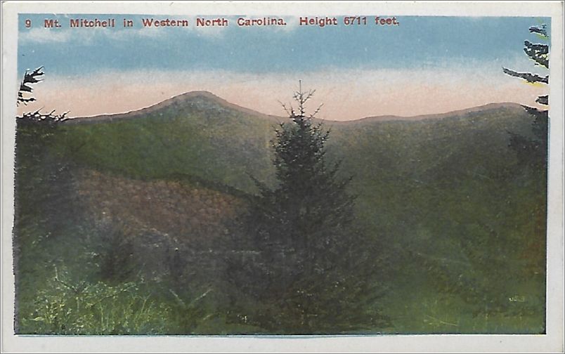 Mt Mitchell in Western North Carolina Height 6711 feet x19-bpc009a01-f