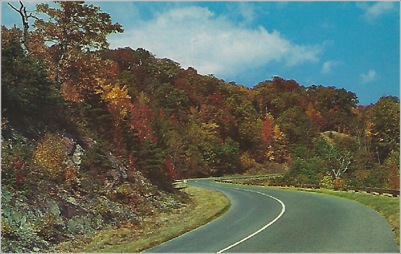Fall colors along the Blue Ridge Parkway, Western North Carolina x19-ckam70a01-f