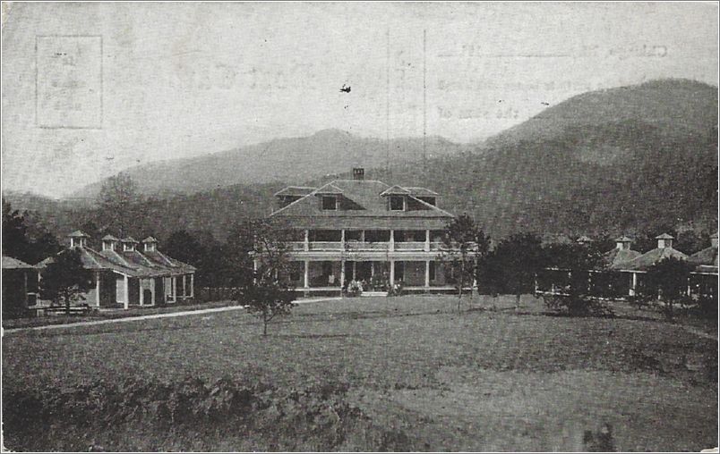 Fellowship Sanatorium of the Royal League, Black Mountain NC (black and white, used) x19-fsrl000a01-f