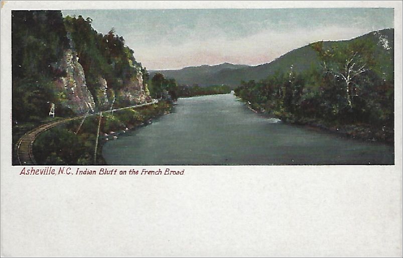 Asheville NC, Indian Bluff on the French Broad x19-hlc0196a01-f