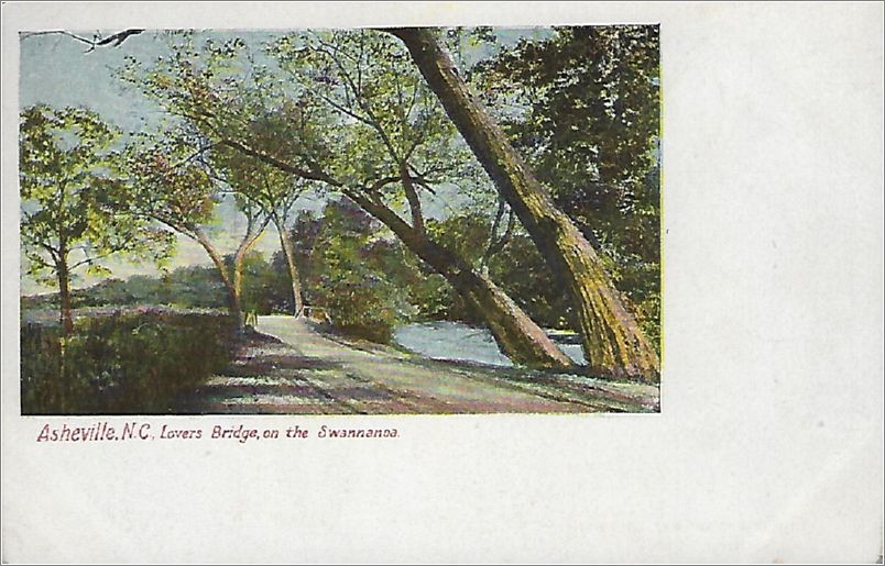 Asheville NC, Lovers Bridge, on the Swannanoa x19-hlc0197a01-f