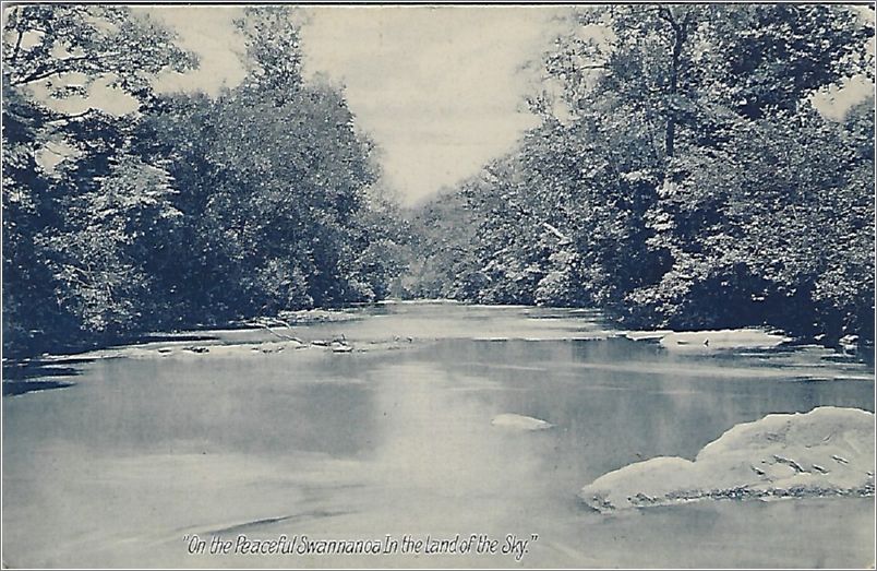 On the Peaceful Swannanoa In The Land of the Sky x19-hmc0513a01-f