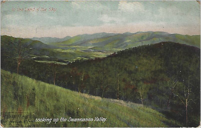 In the Land of the Sky, Looking up the Swannanoa Valley x19-hmc3611b01-f