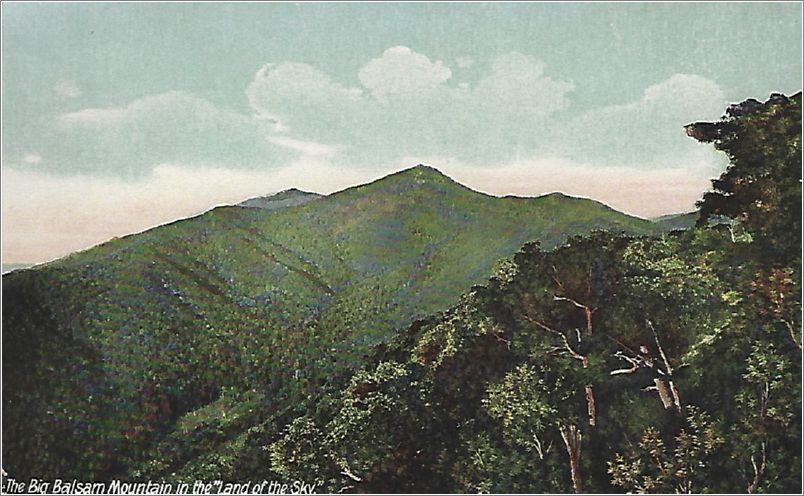 The Big Balsam Mountain in the