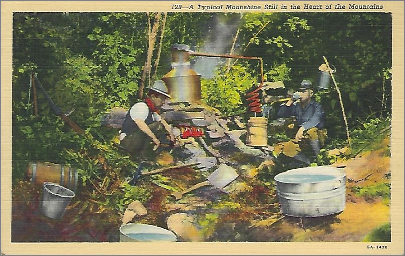 A Typical Moonshine Still in the Heart of the Mountains x19-hnm129a01-f