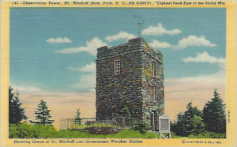 Observation Tower, Mt Mitchell State Park, NC, Alt 6,684 ft 