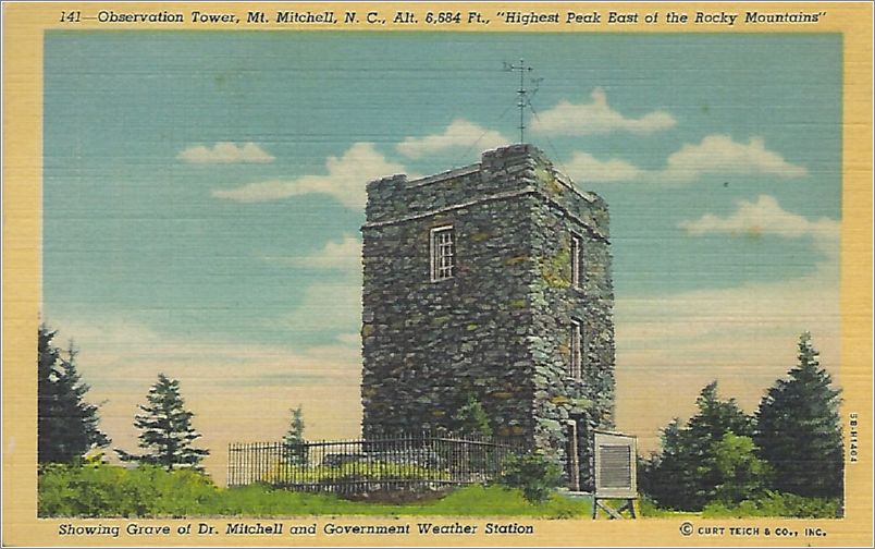 Observation Tower, Mt Mitchell State Park, NC, Alt 6,684 ft 
