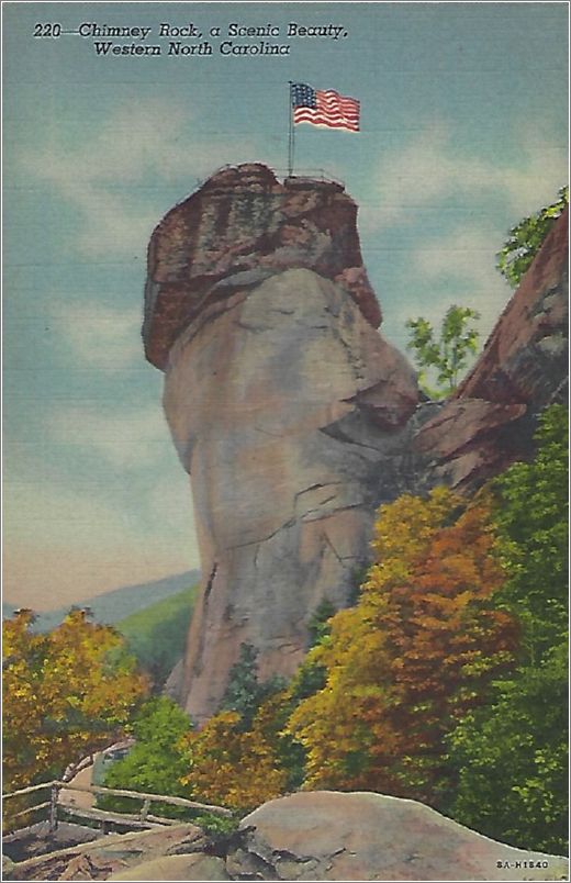 Chimney Rock, a Scenic Beauty, Western North Carolina x19-hnm220a01-f