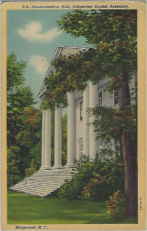 Rhododendron Hall, Ridgecrest Baptist Assembly, Ridgecrest NC x19-hnmr02a01-f