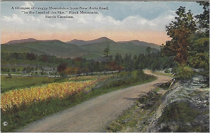 A Glimpse of Craggy Mountains from New Auto Road, 