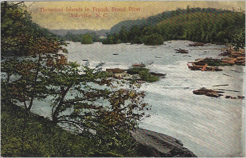 Thousand Islands in French Broad River, Asheville NC x19-ipc0944a01-f