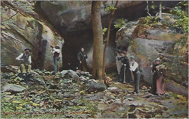 Moonshiner's Cave in Mountains at Asheville NC x19-ipc0951a01-f
