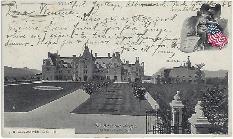 Greetings from Picturesque America, The Biltomore House, Asheville NC x19-jhl315a01-f