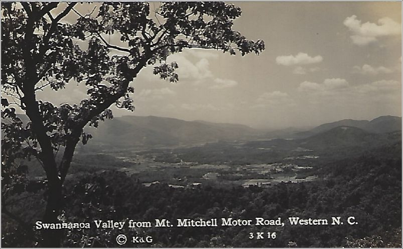 Swannanoa Valley from Mt Mitchell Motor Road, Western NC x19-kg03k016a01-f