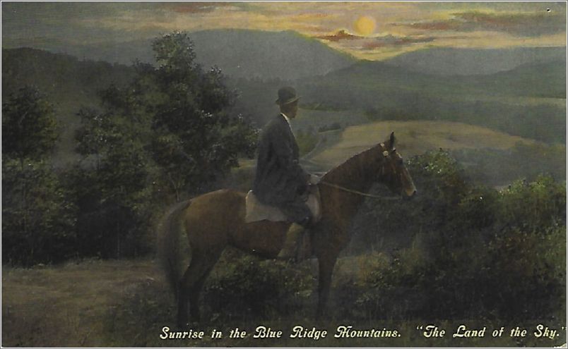 Sunrise in the Blue Ridge Mountains 