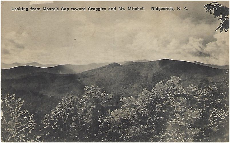 Looking from Moore's Gap toward Craggies and Mt Mitchell, Ridgecrest NC x19-southbapt000a01-f