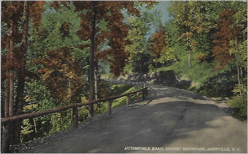 Automobile Road, Sunset Mountain, Asheville NC x19-spc0b122a01-f