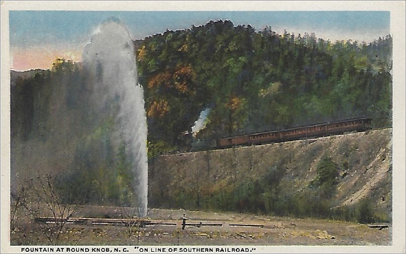 Fountain at Round Knob NC, 