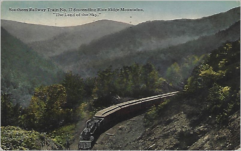 Southern Railway Train No. 12 descending Blue Ridge Mountains, 