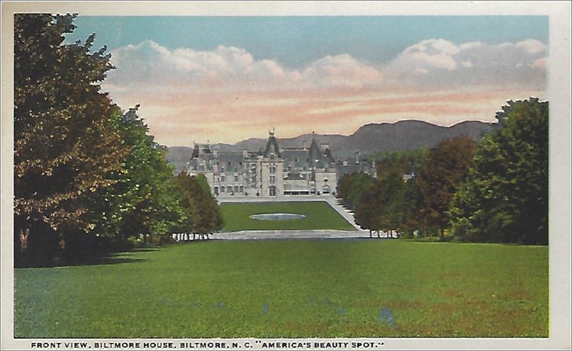 Front View, Biltmore House, Biltmore NC 