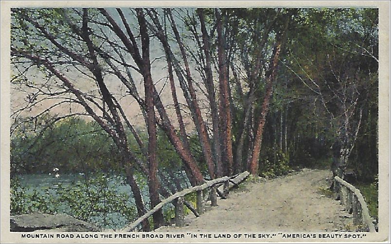 Mountain Road Along the French Broad River 