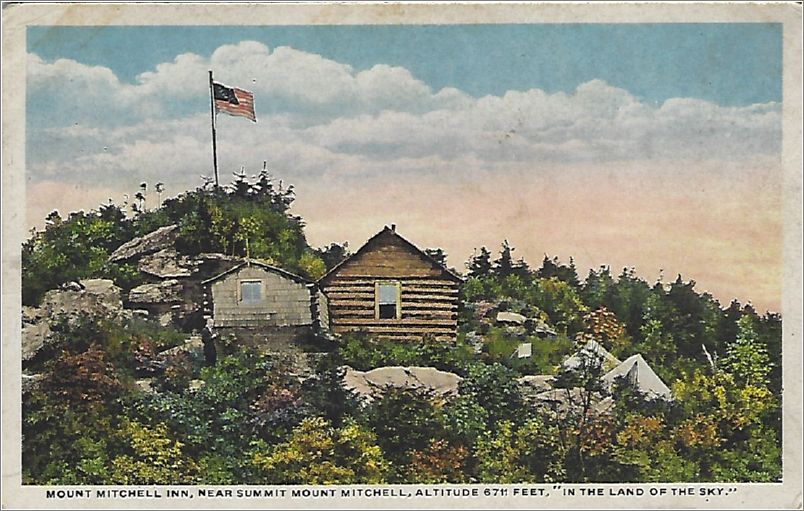 Mount Mitchell Inn, near Summit Mount Mitchell, altitude 6711 feet, 