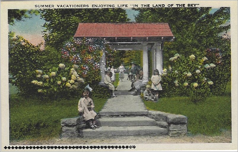 Summer Vacationers Enjoying Life 