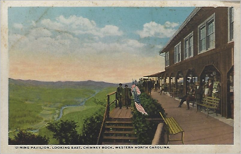 Dining Pavilion, looking East, Chimney Rock, Western North Carolina x19-spc0b631a01-f