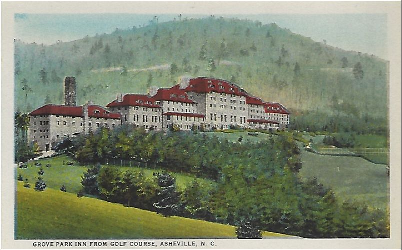 Grove Park Inn from Golf Course, Asheville NC x19-spc0b677a01-f
