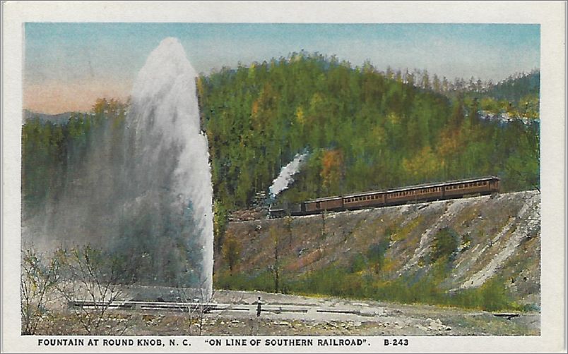 Fountain at Round Knob NC, 