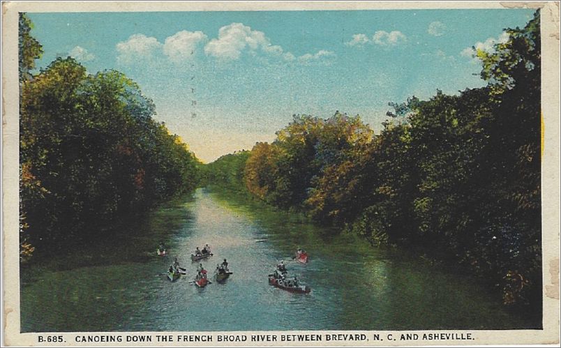 Canoeing Down The French Broad River Between Brevard NC and Asheville x19-spcb685a01-f