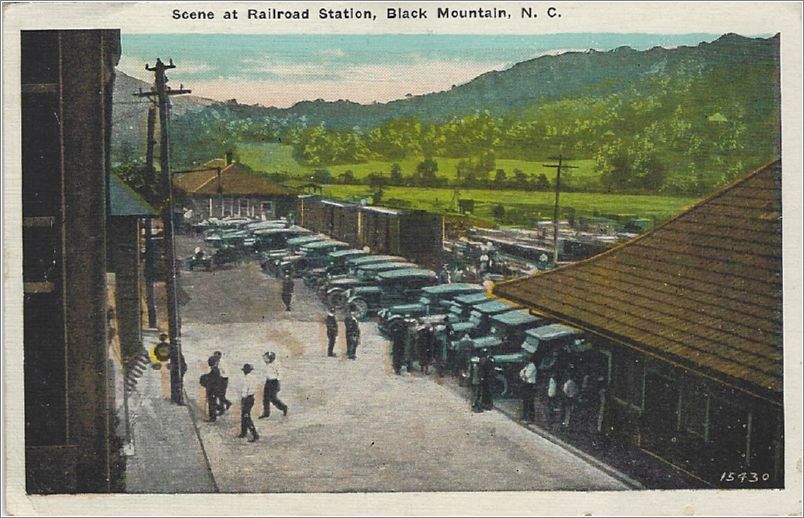 Scene at Railroad Station, Black Mountain NC x19-woodards000f01-f