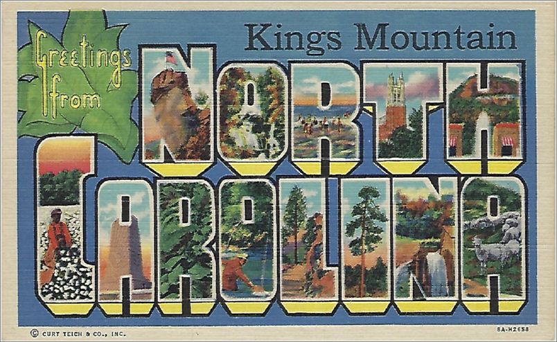 Greetings from Kings Mountain North Carolina x20-dnc-8ah2658-a01-f