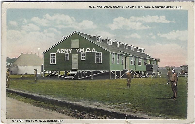 US National Guard, Camp Sheridan, Montgomery Ala, one of the YMCA Buildings x20-tjm-a65367-a01-f